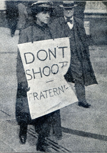 Clara Cole Protesting